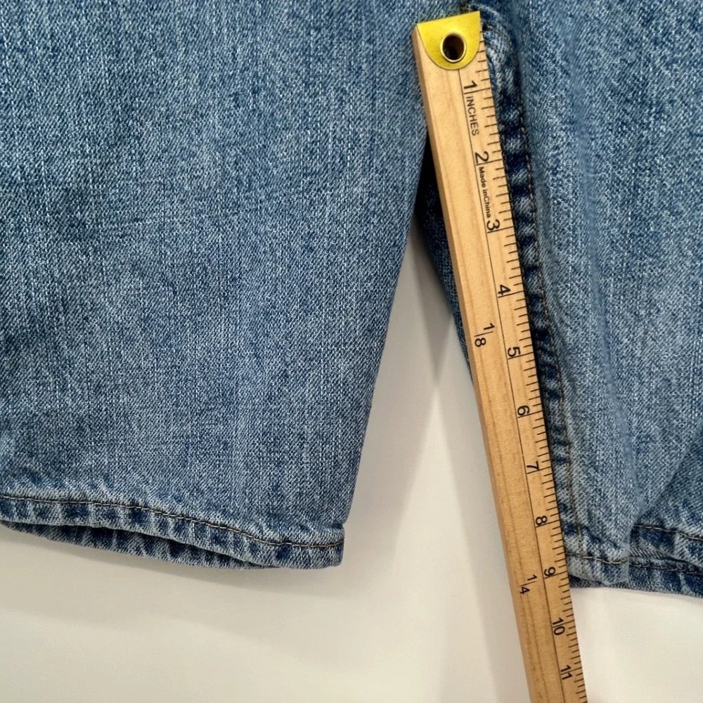 Levi's 505 Denim Shorts Mens 34 Light Wash Jean Shorts Jorts Y2K Skater Casual